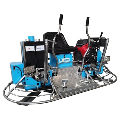 Construction material stores FORMAC RPT-836N tower on power concrete trowel and helicopter troweling machine